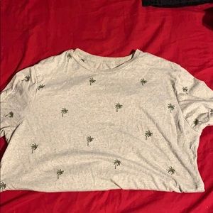 palm tree tee